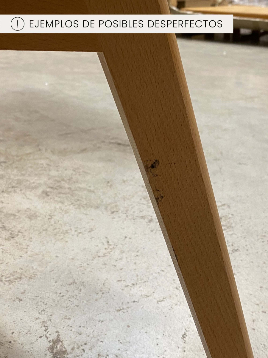 Nordic Silla de comedor en polipropileno y madera de haya Nordic - Imagen 2
