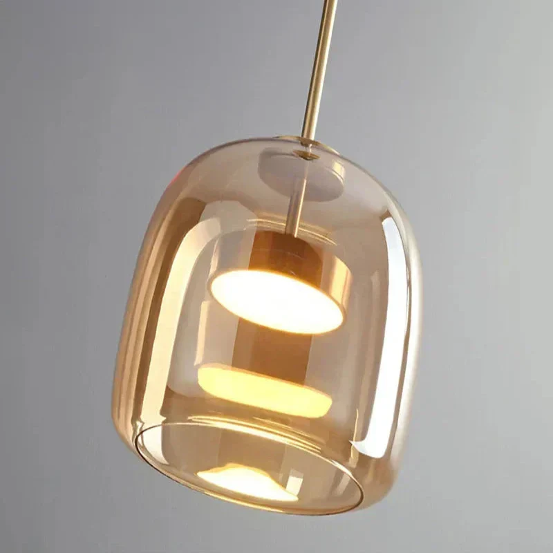 Lámpara Colgante de Vidrio Elegante y Moderna - Imagen 2